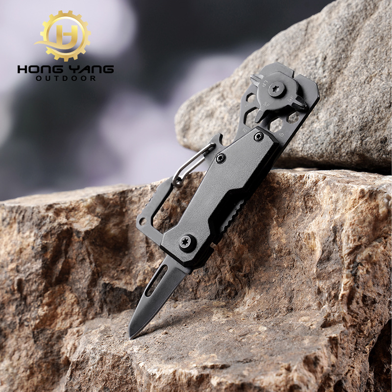 Multitool Credit Card - Outdoor multifunctional mountaineering buckle bottle opener,