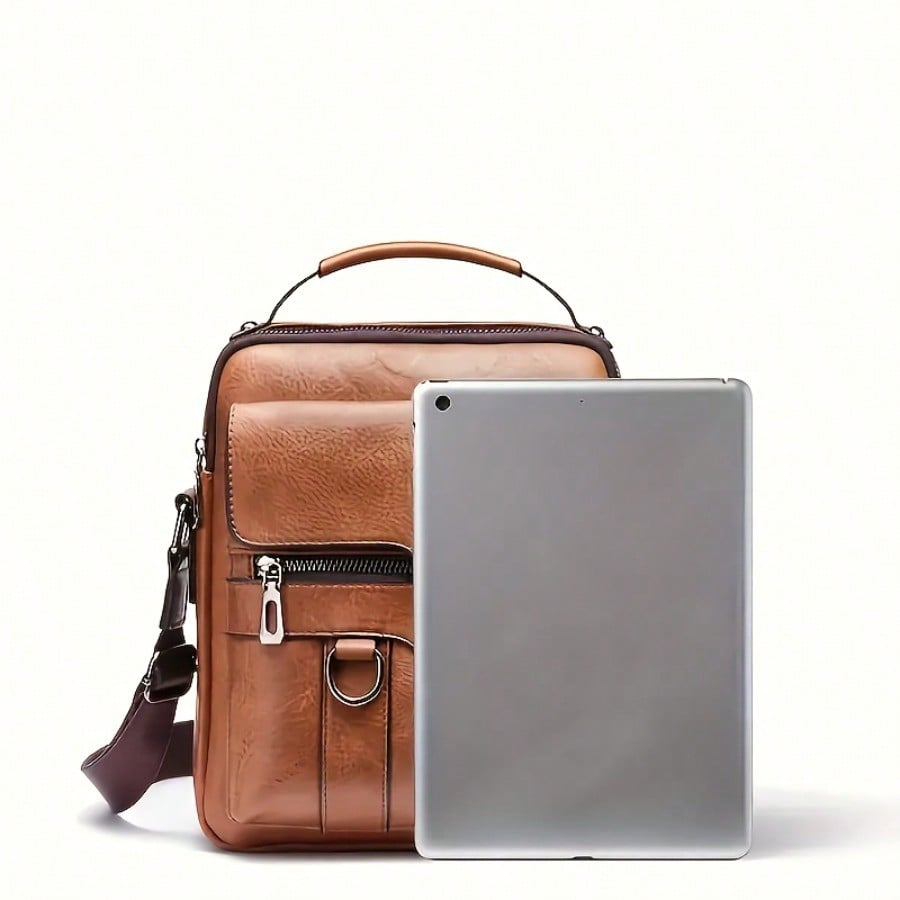 Edc Carry Bag For Men - Trendy Unisex Messenger Bag, Vintage Aesthetic