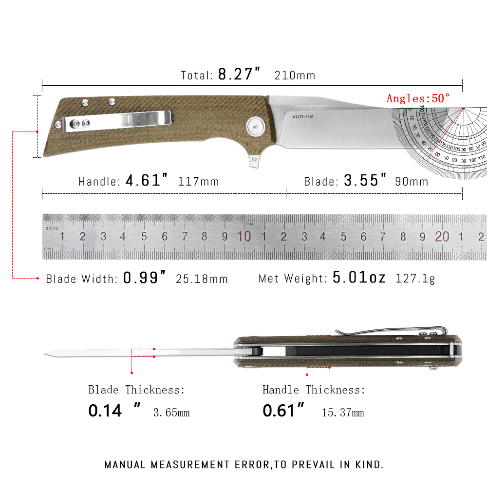 Shooziz XUN112 EDC Folding Kni - Everyday Carry (Edc) Knife recensione e prezzo