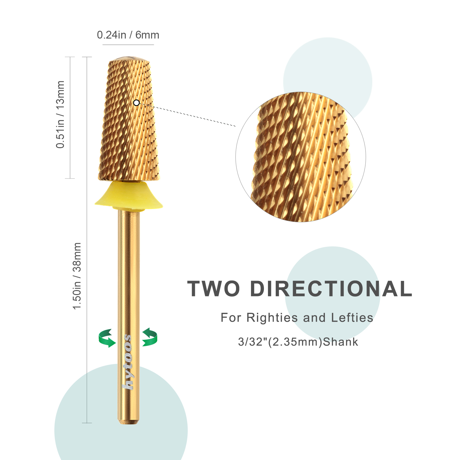 HYTOOS XF Titanium Safety Nail - Nail File Titanium recensione e prezzo