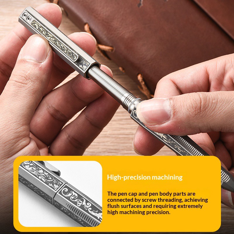 Titanium Alloy Carving Printed - Pen Tactical Glass recensione e prezzo
