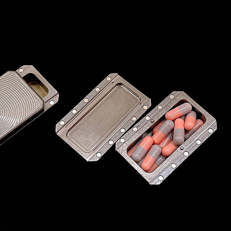 New TC4 Titanium Medicine Pill - Edc Pill Carry recensione e prezzo