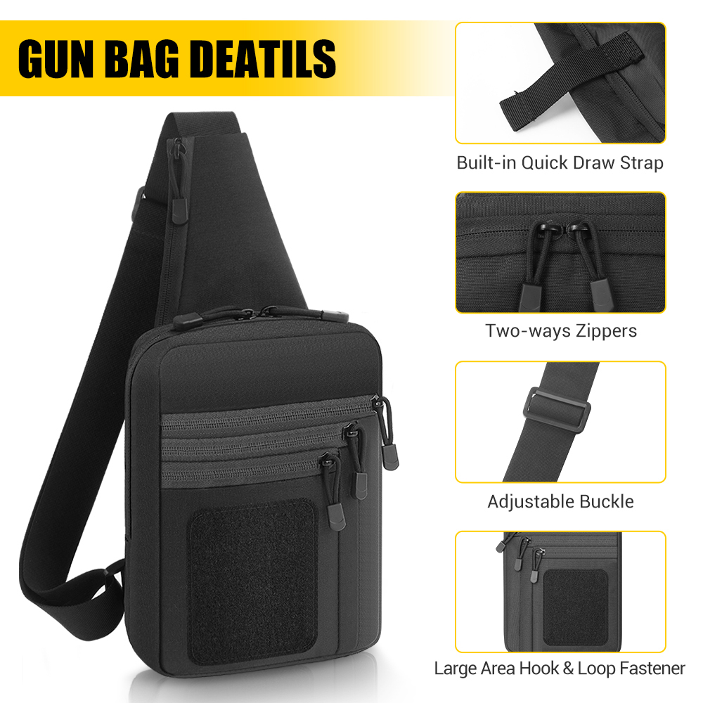 Tactical Pistol Gun Bag Concea - Edc Carry Gun recensione e prezzo