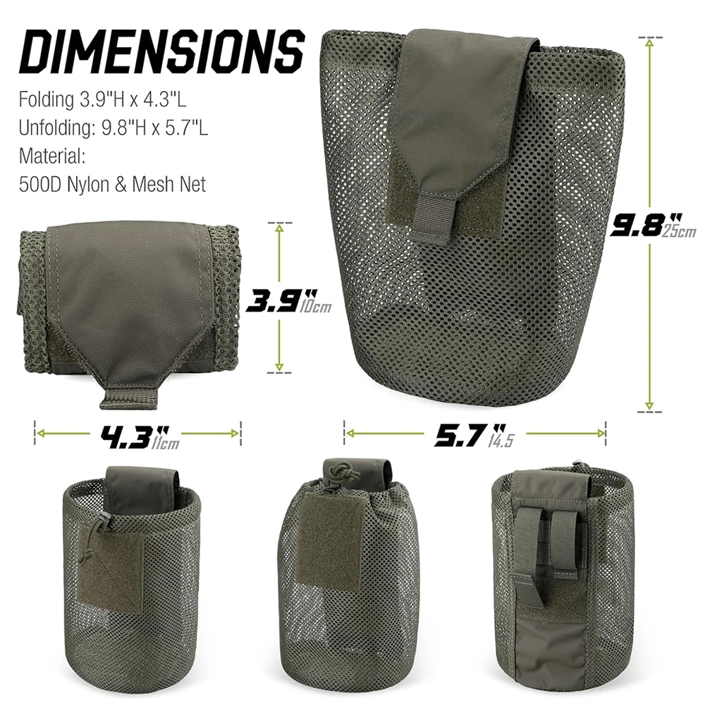 Foldable Molle Dump Drop Pouch - Edc Carry Box recensione e prezzo