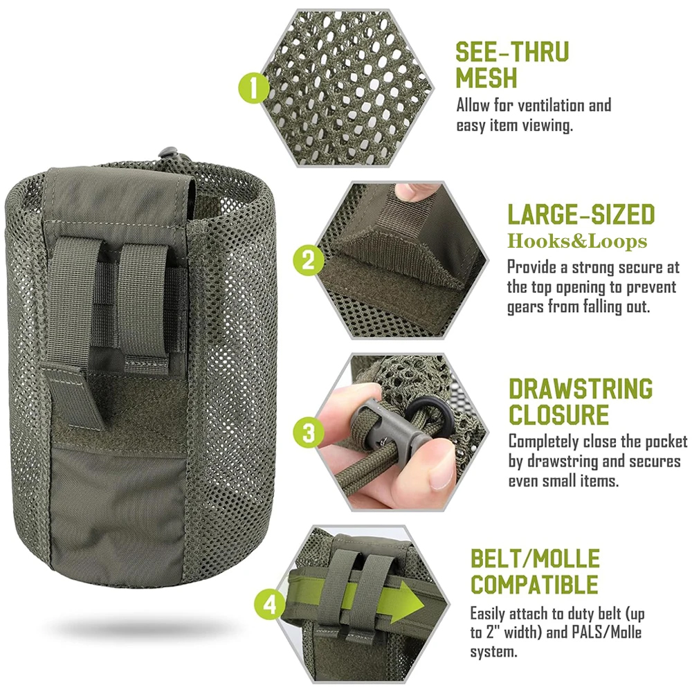Foldable Molle Dump Drop Pouch - Edc Carry Box recensione e prezzo