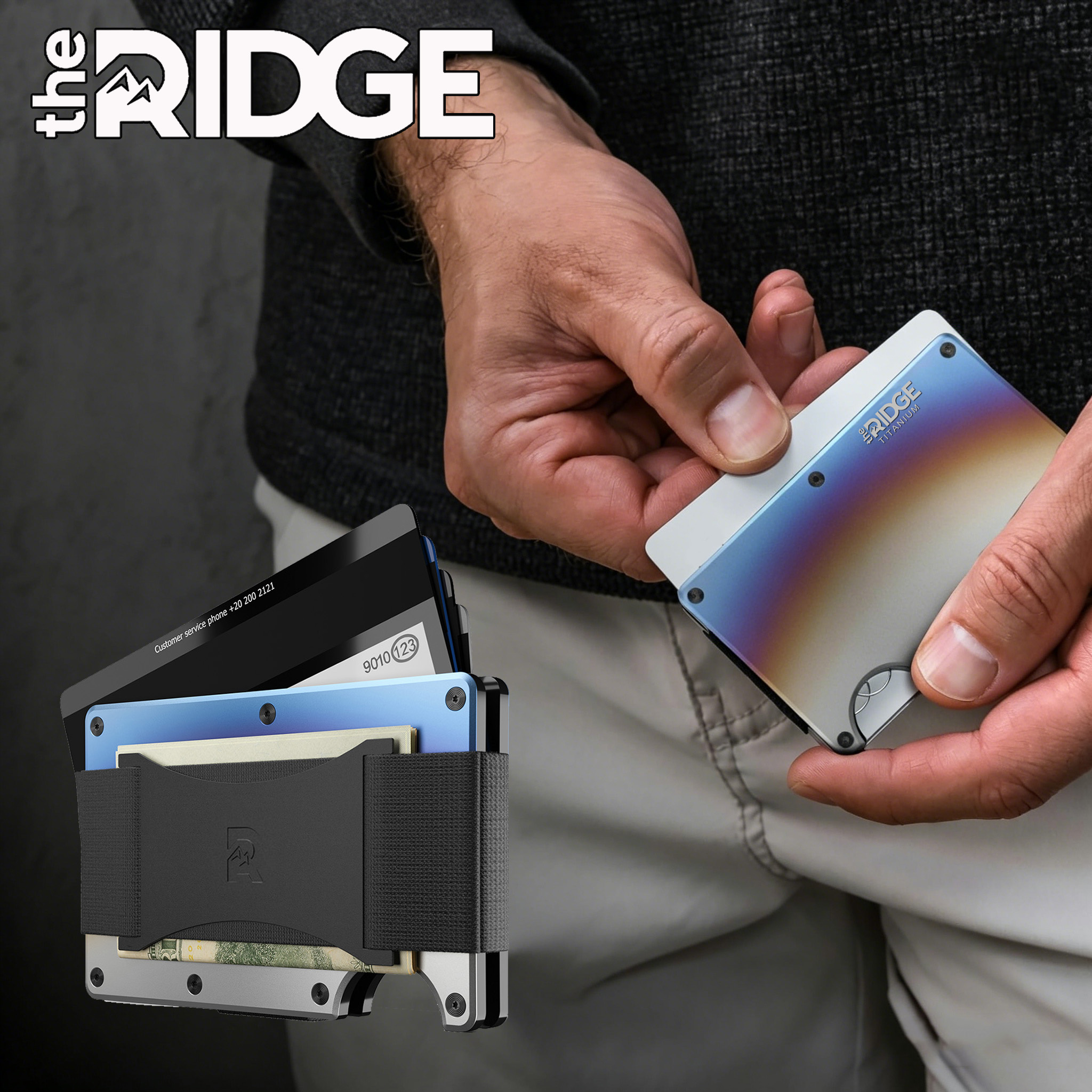 The Ridge Wallet for Men, RFID - Wallet Slim Titanium recensione e prezzo