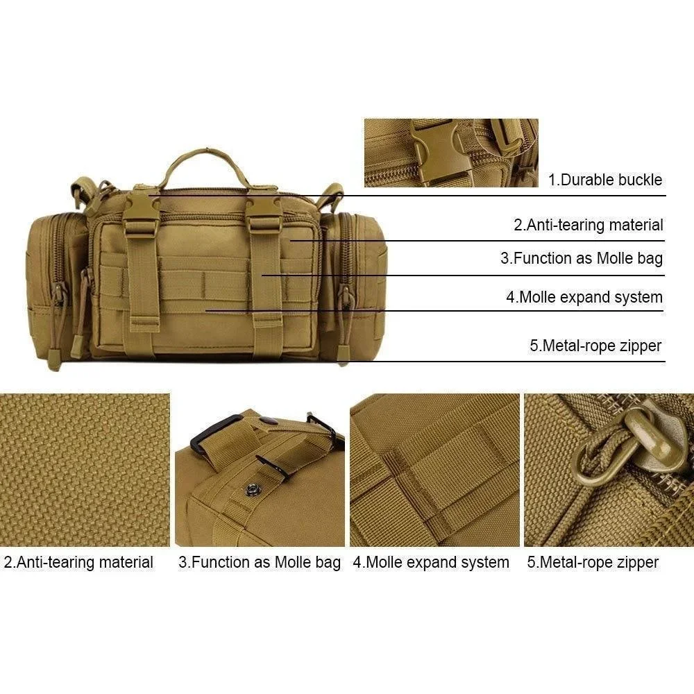 Duffel Waist Bag Molle Waterpr - Edc Carry Bag For Men recensione e prezzo