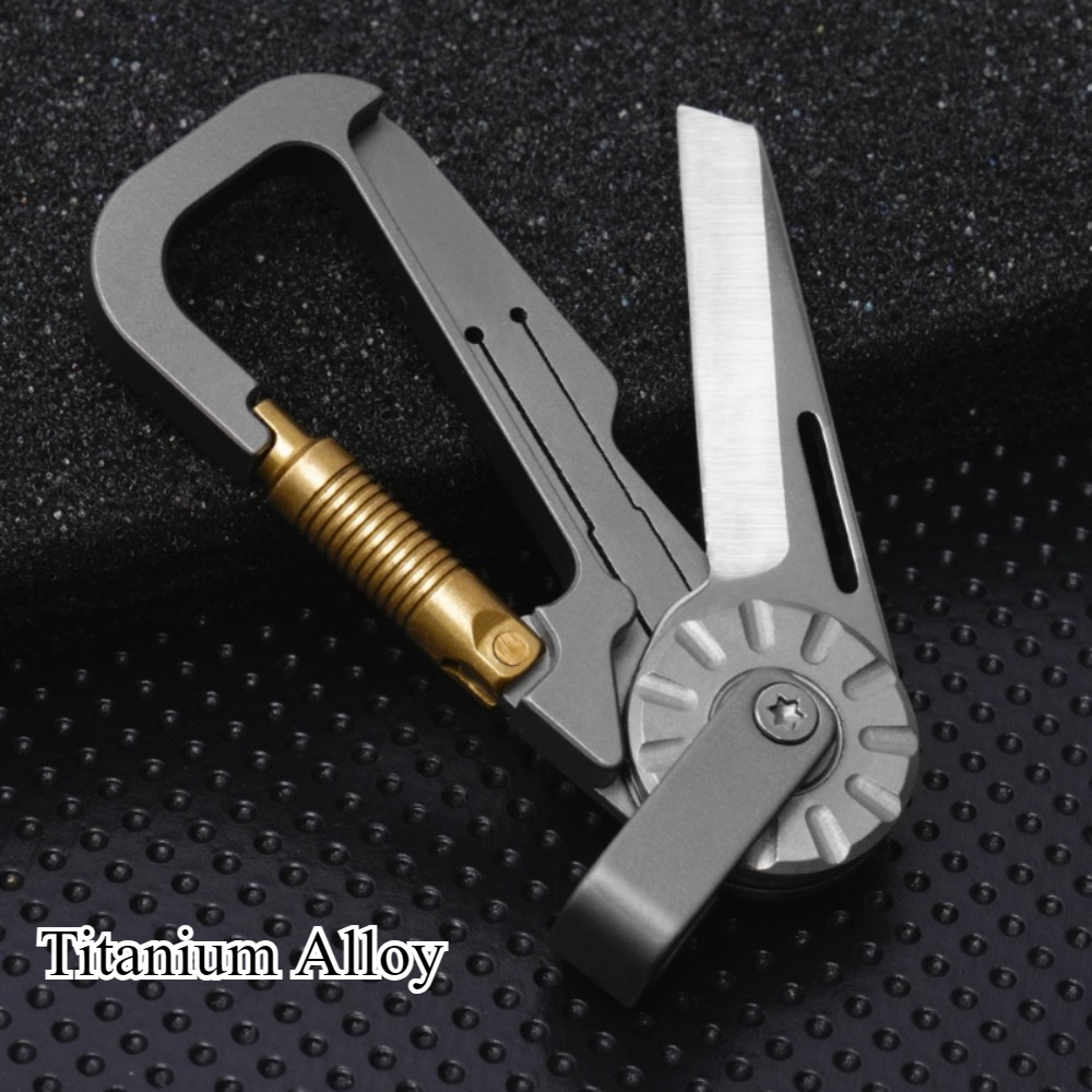 New Mini Titanium Alloy Keycha - Edc Car Carry recensione e prezzo
