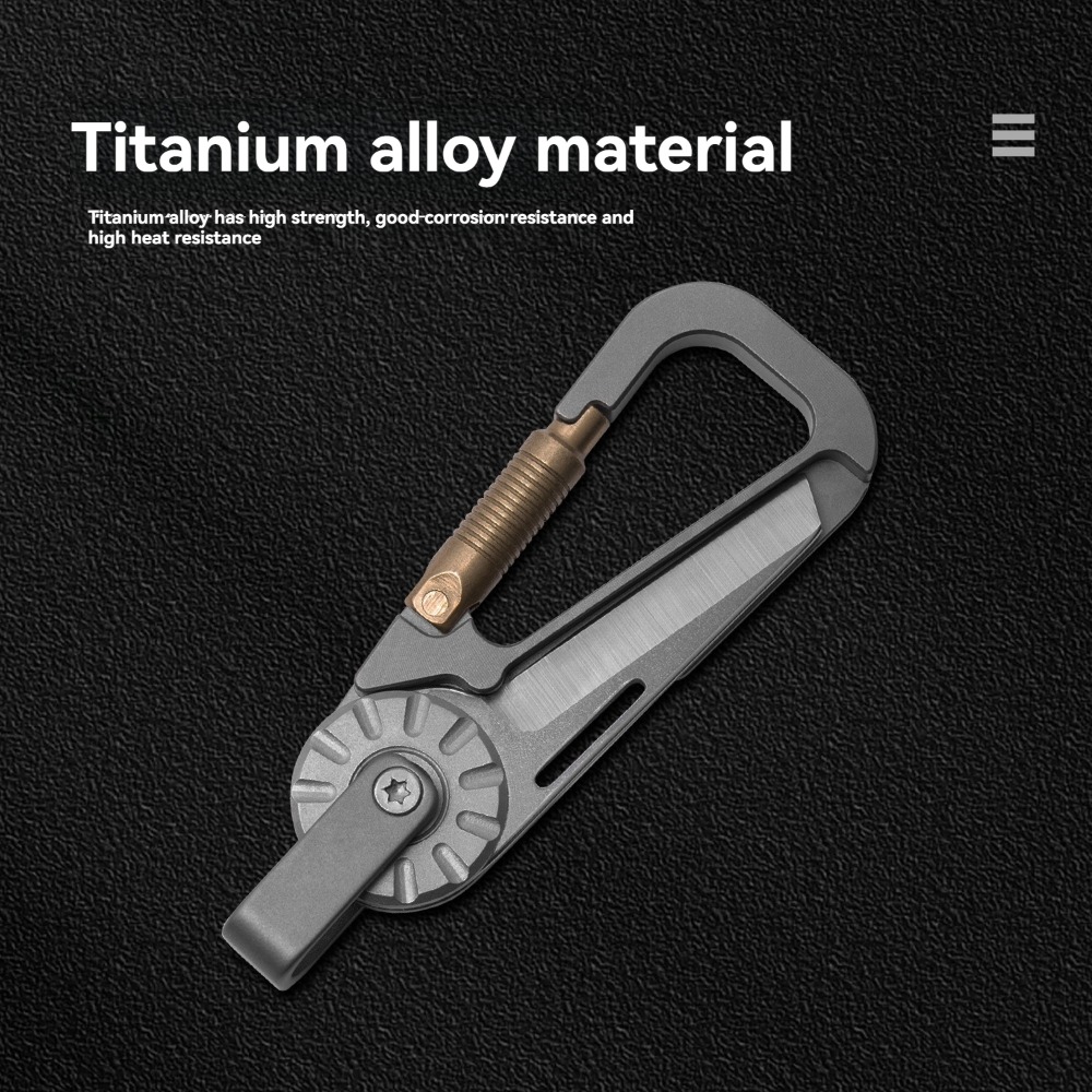 New Mini Titanium Alloy Keycha - Edc Car Carry recensione e prezzo
