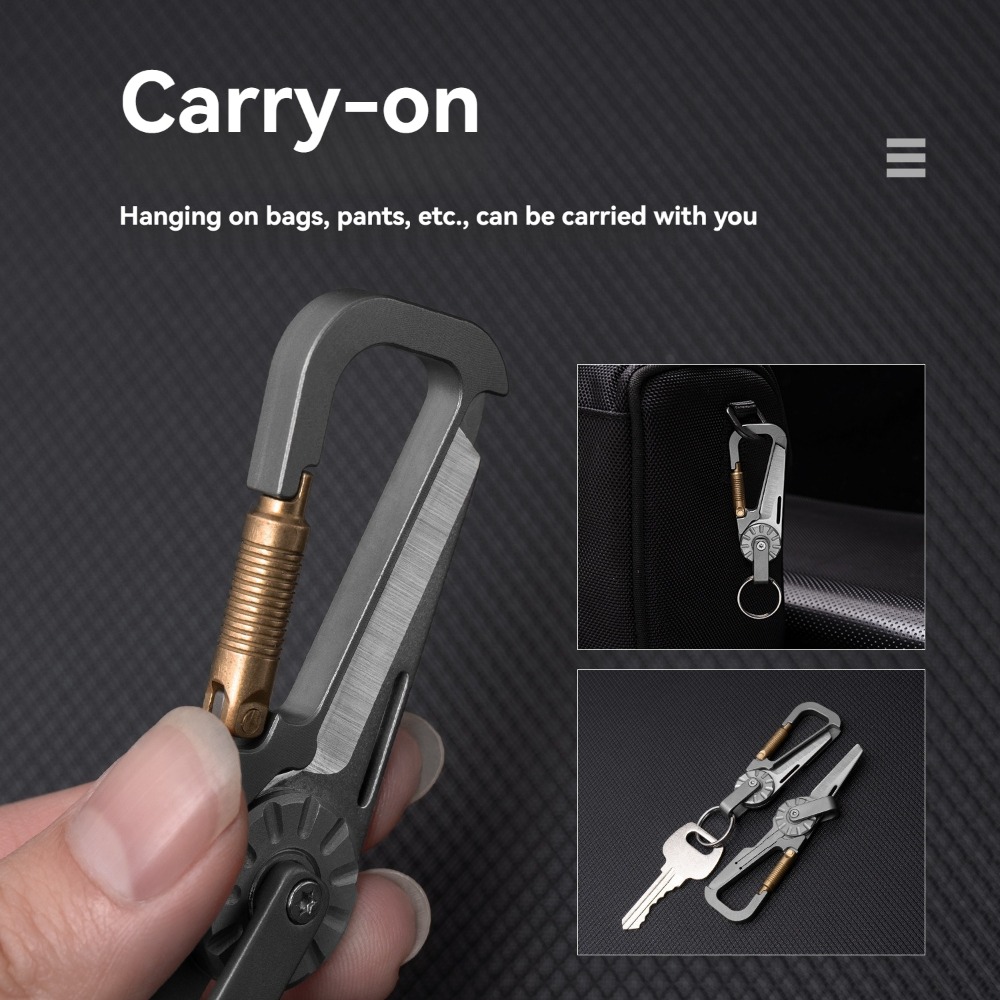 New Mini Titanium Alloy Keycha - Edc Car Carry recensione e prezzo
