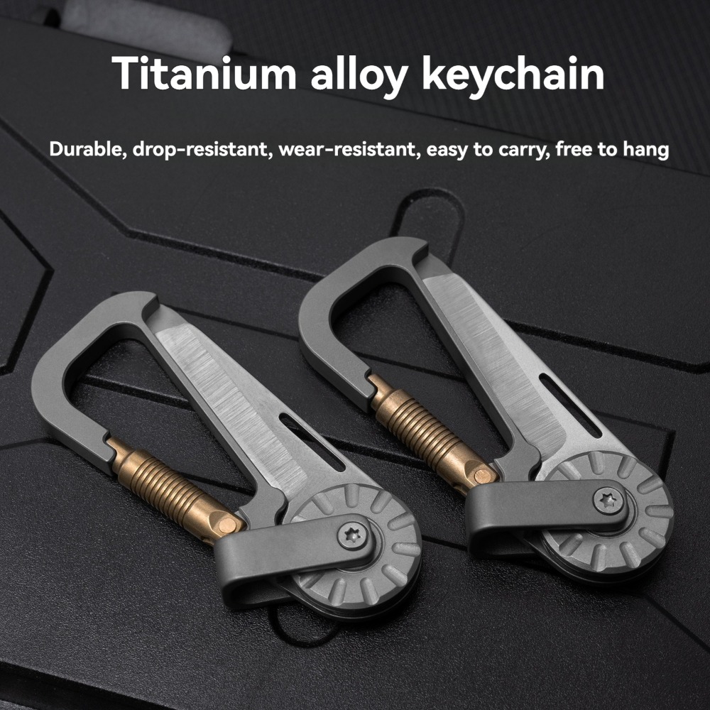 New Mini Titanium Alloy Keycha - Edc Car Carry recensione e prezzo