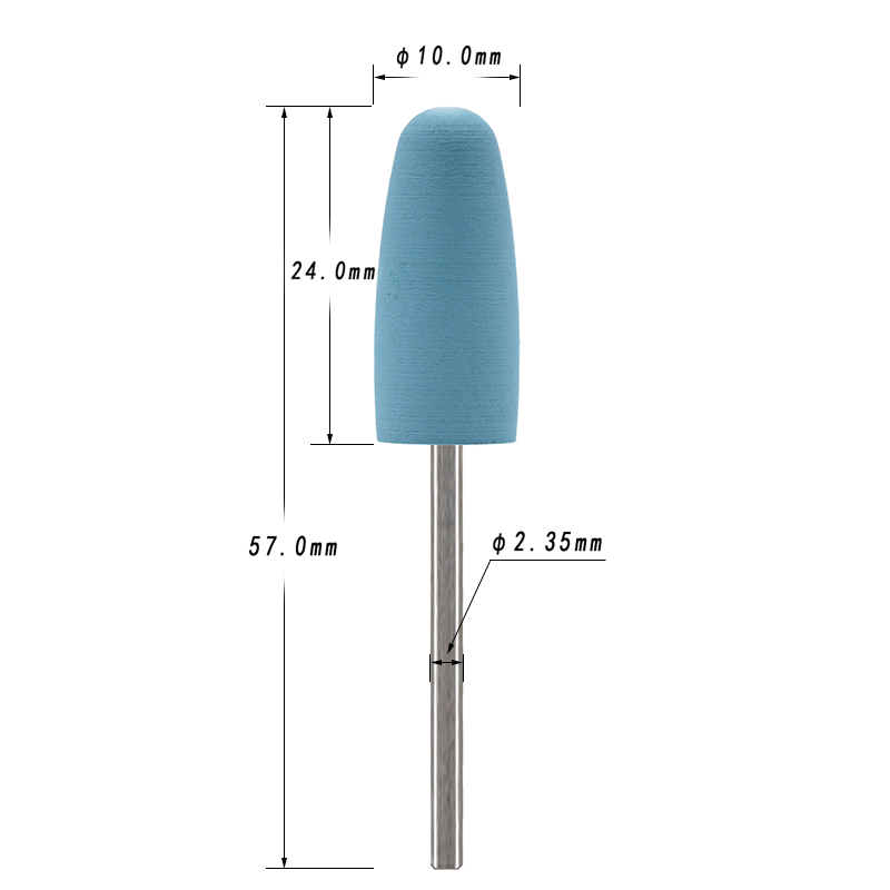 5Pcs/Set Silicone Nail Drill B - Nail File Titanium recensione e prezzo