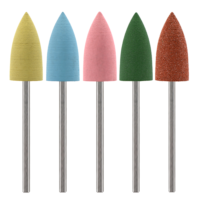 5Pcs/Set Silicone Nail Drill B - Nail File Titanium recensione e prezzo