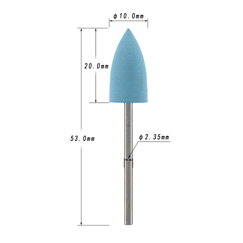 5Pcs/Set Silicone Nail Drill B - Nail File Titanium recensione e prezzo