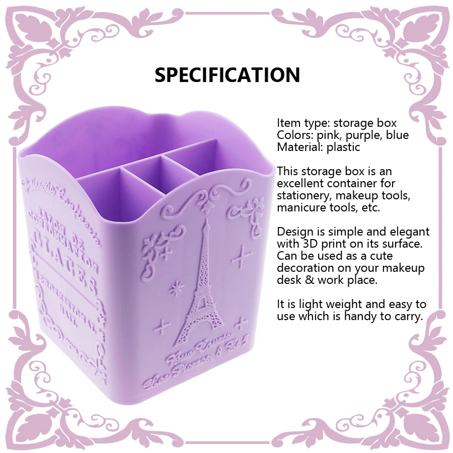 4-Compartment Nail Art Brush H - Nail File Titanium recensione e prezzo