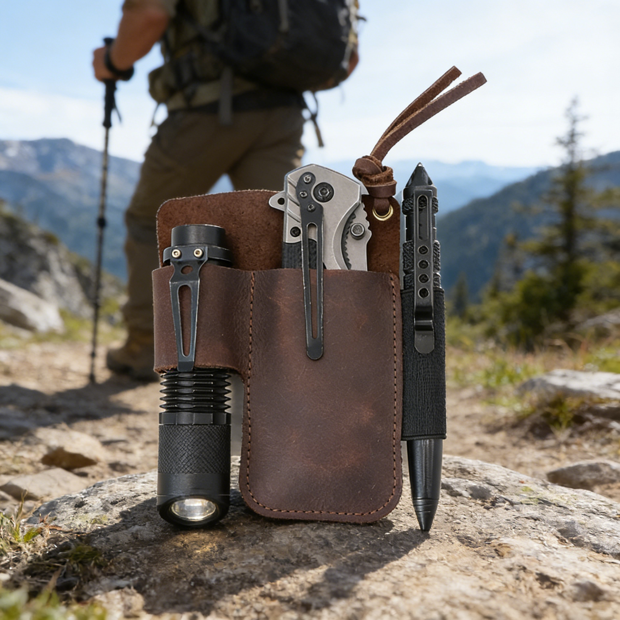 EDC Leather Flashlight Tool Ho - Edc Carry Box recensione e prezzo
