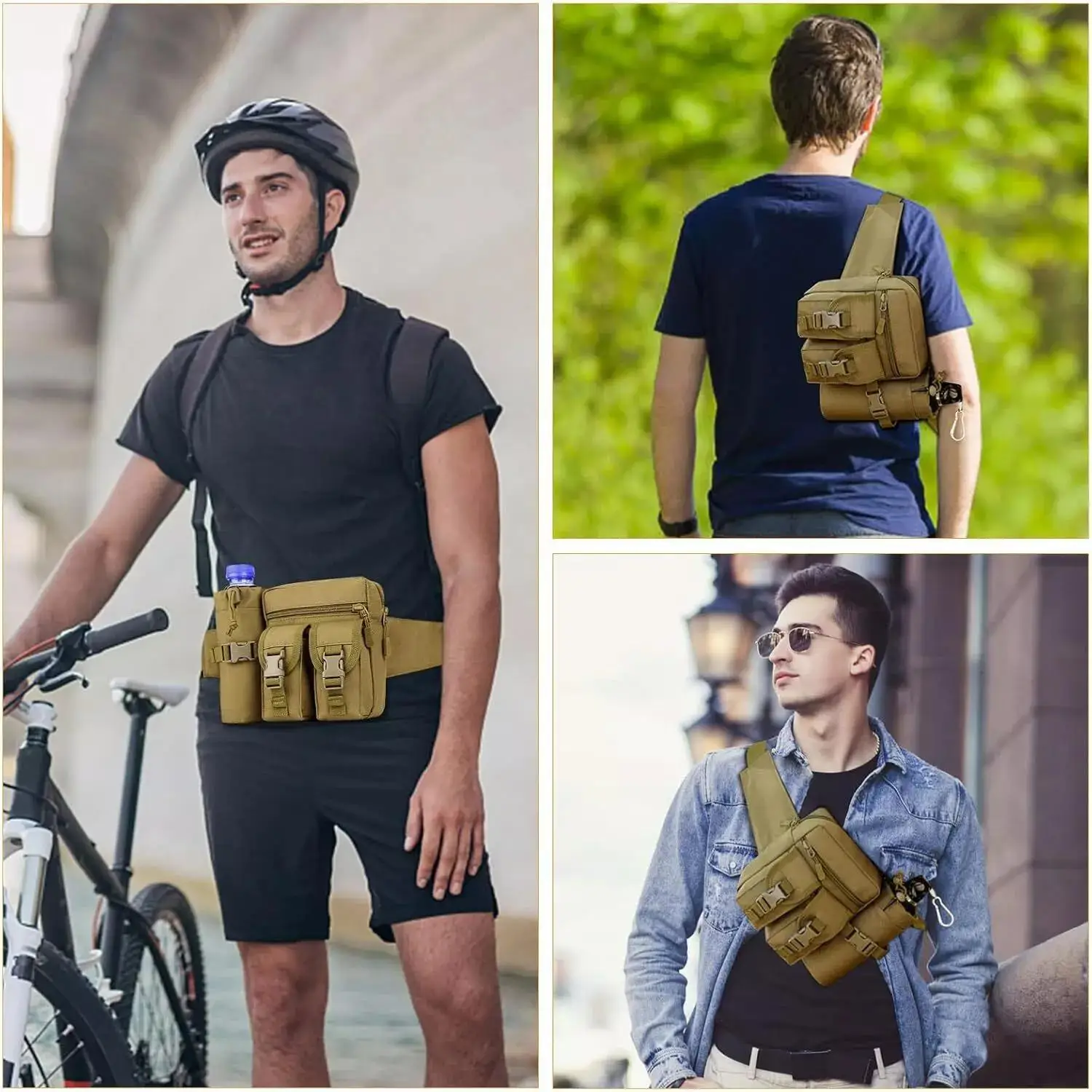Tactical Fanny Pack for Men Co - Edc Carry Gun recensione e prezzo