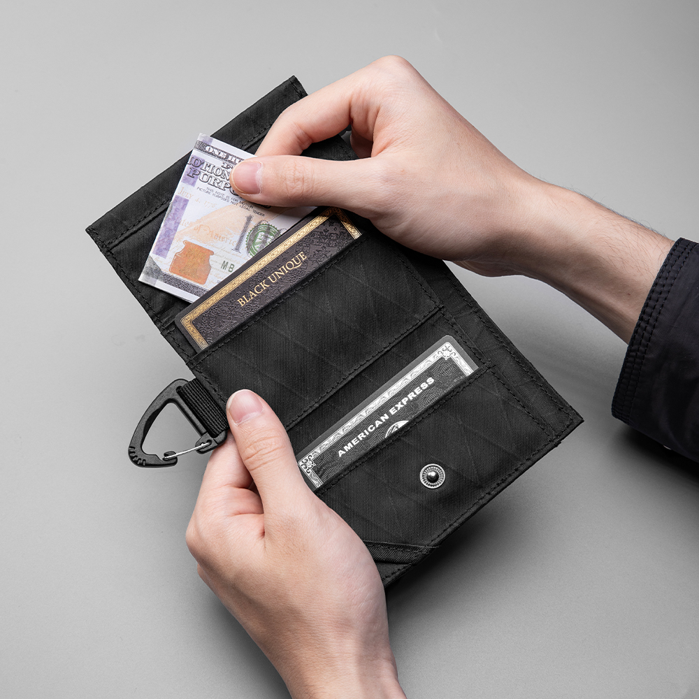 Trifold Wallet with Hook Keych - Edc Carry Card recensione e prezzo