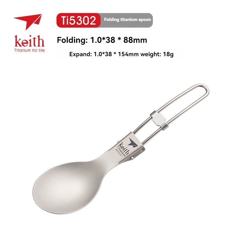 Keith Titanium Tableware Spoon - Edc Everyday Carry Knives recensione e prezzo