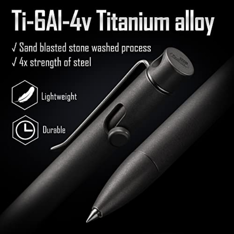 KP01SW Bolt Action EDC Pen wit - Edc Carry Pen recensione e prezzo