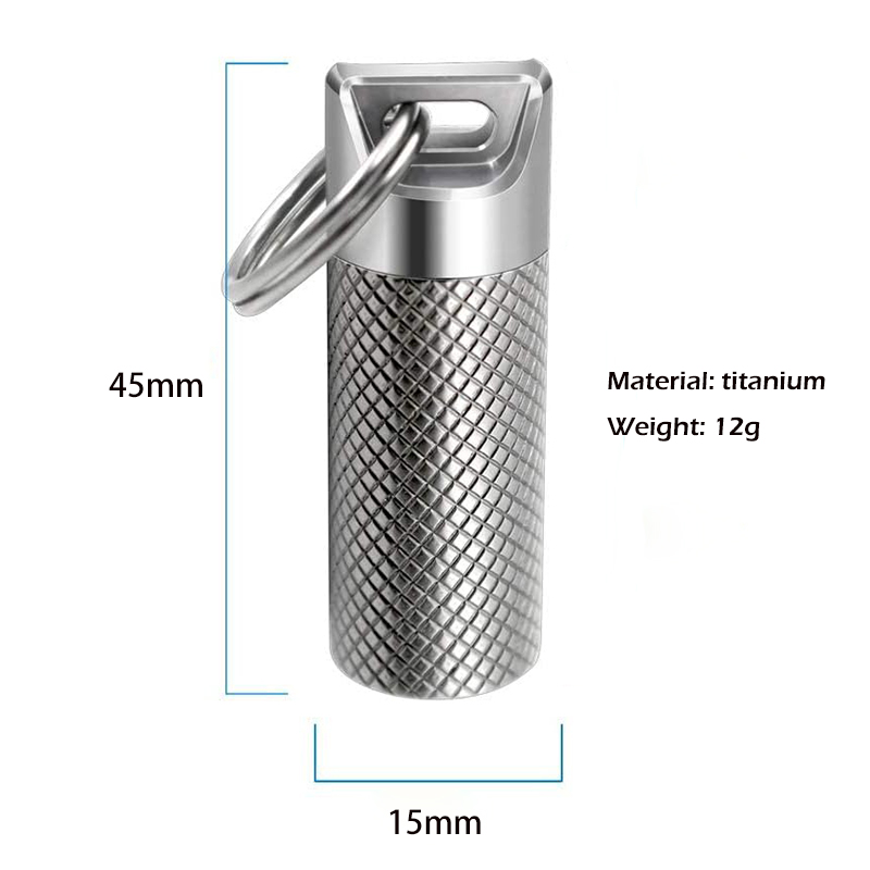 Titanium Alloy Mini Waterproof - Edc Pill Carry recensione e prezzo
