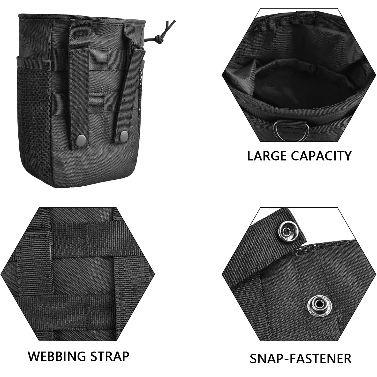 CZHIYAO Durable Molle Dump Pou - Edc Carry Pocket Pouch recensione e prezzo