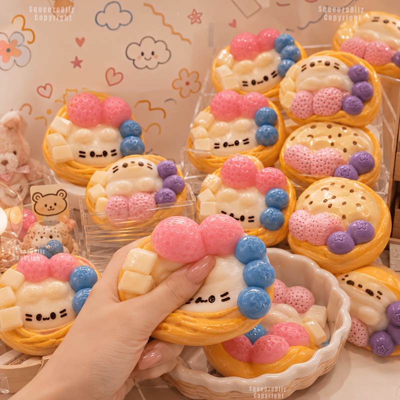 Cute Strawberry Egg Tart Squis - Edc Car Carry recensione e prezzo
