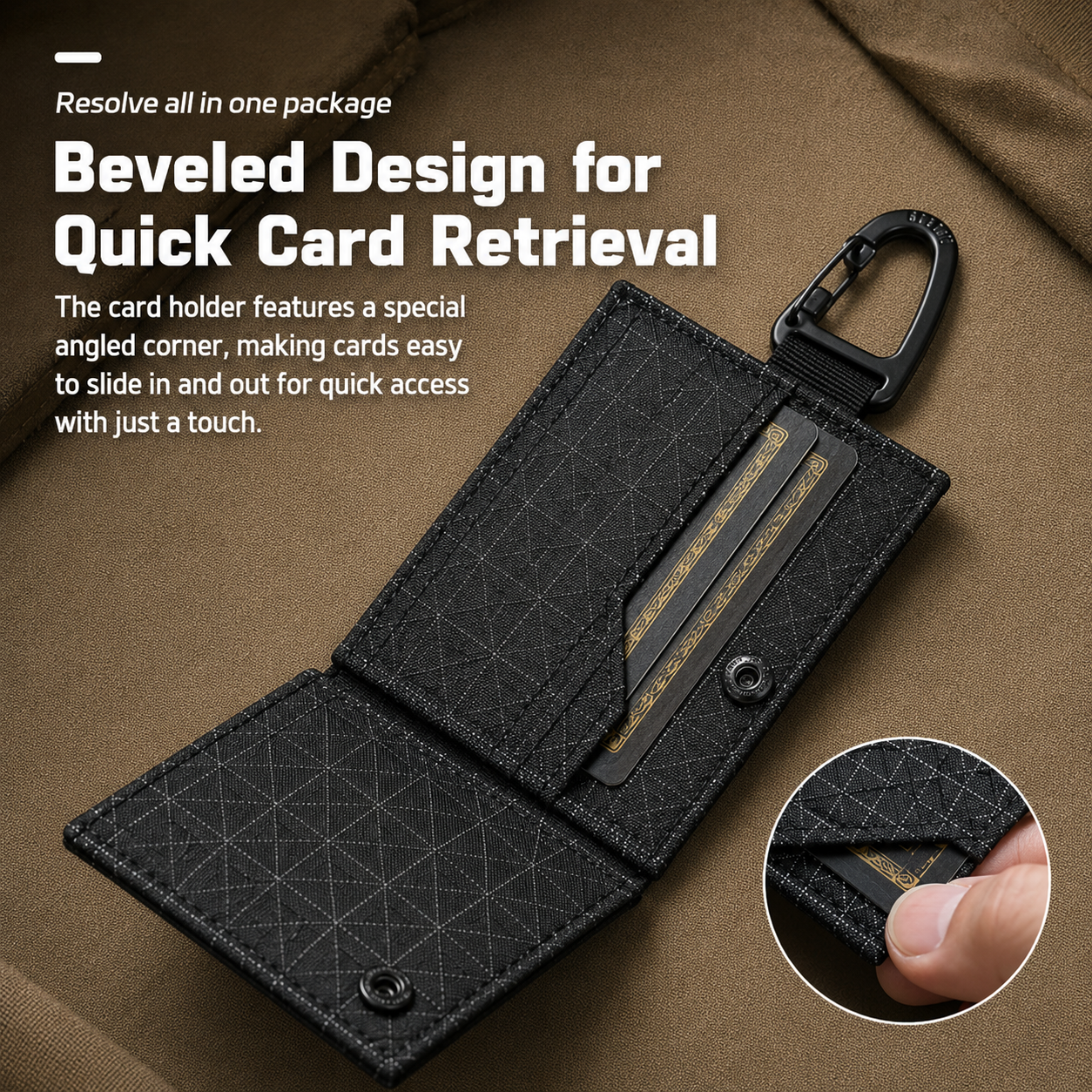 Lightweight Trifold Wallet wit - Edc Carry Card recensione e prezzo