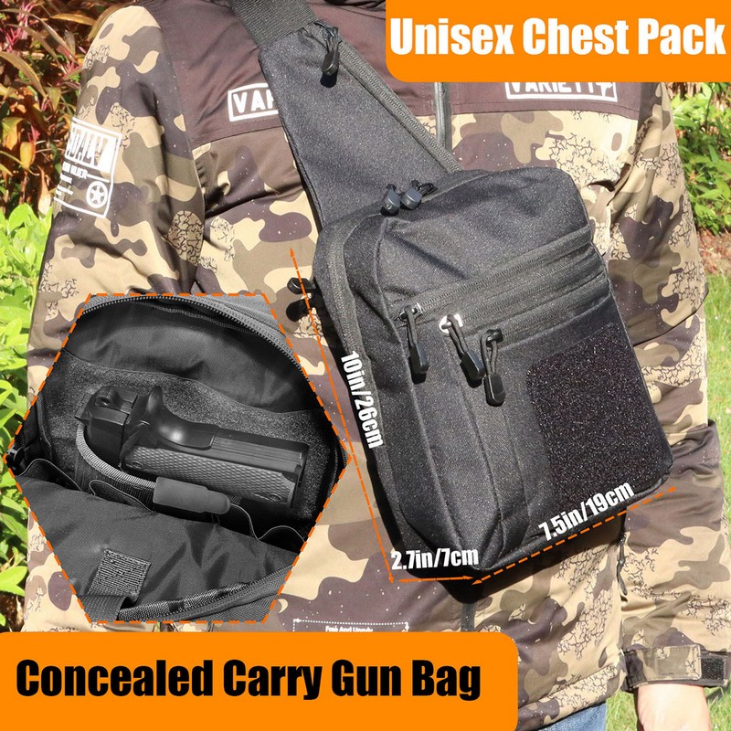 New Tactical Chest Bag Pistol  - Edc Carry Gun recensione e prezzo