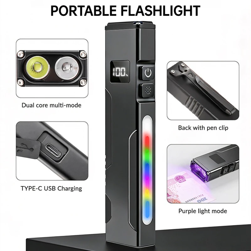 EDC Flashlight Magnetic UV Bla - Edc Carry Pen recensione e prezzo