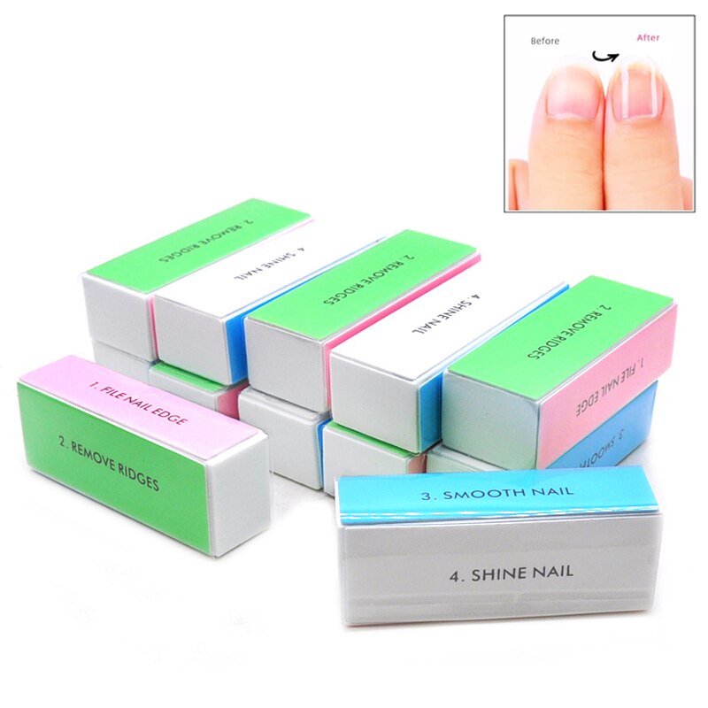 5pcs  Colorful Buffing Block 4 - Nail File Titanium recensione e prezzo