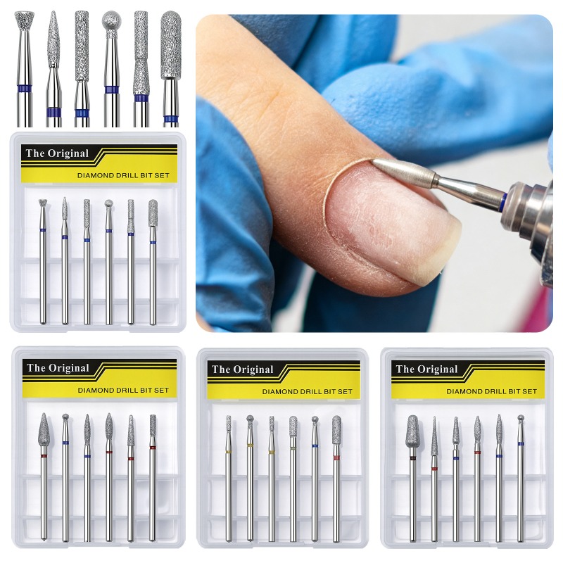 6pcs Different Styles Nail Dri - Nail File Titanium recensione e prezzo