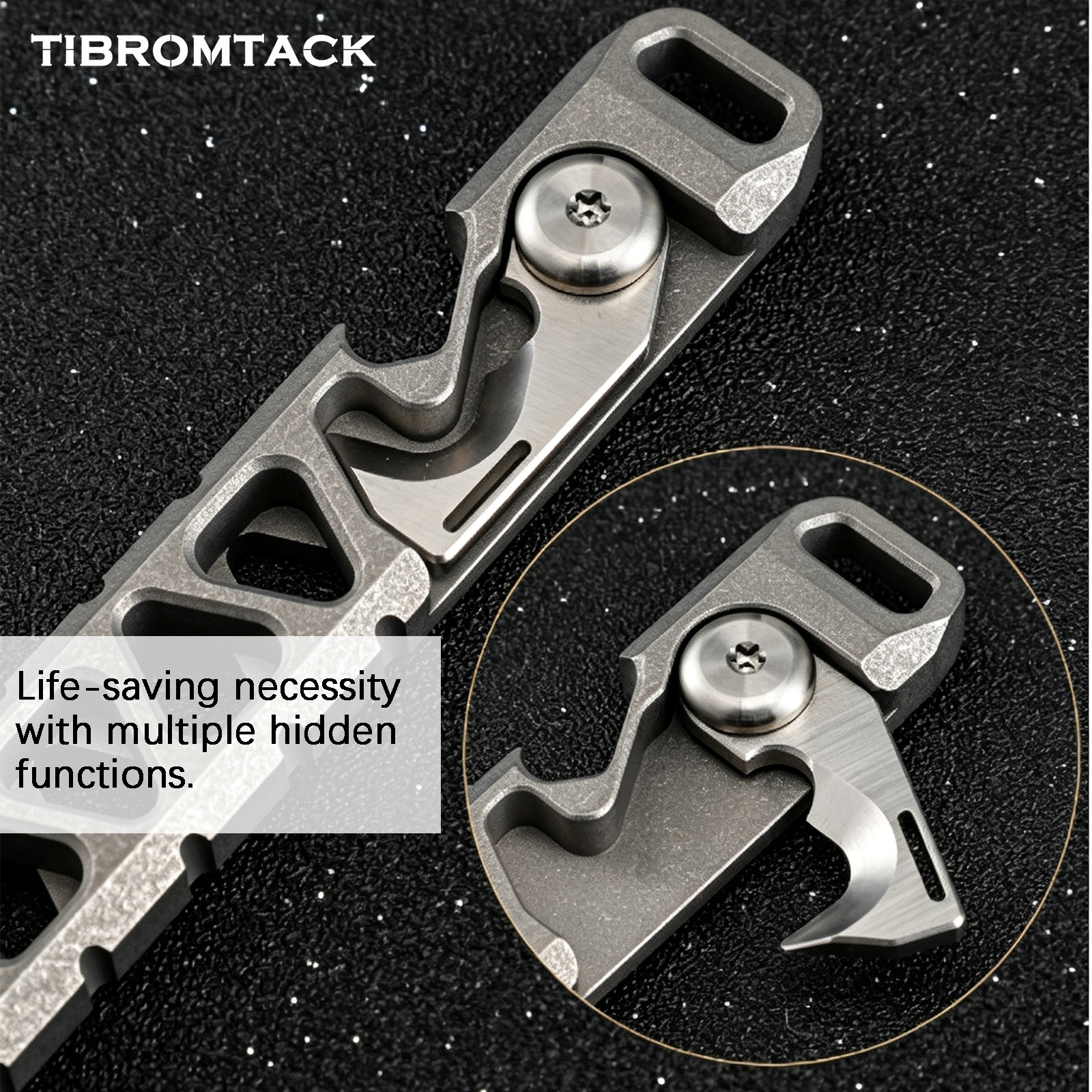 TIBROMTACK Titanium Multi-Func - Edc Every Day Carry おもちゃ recensione e prezzo