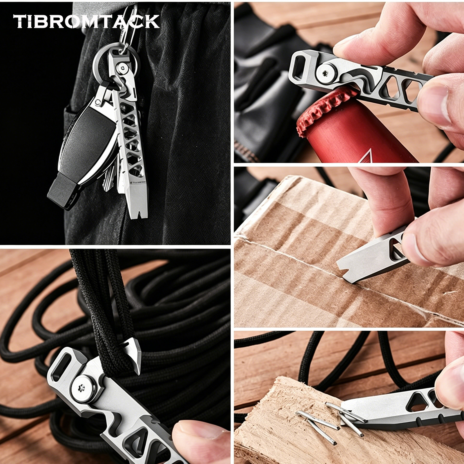 TIBROMTACK Titanium Multi-Func - Edc Every Day Carry おもちゃ recensione e prezzo