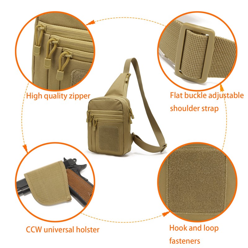EDC 1000D Tactical Chest Bag P - Edc Carry Gun recensione e prezzo