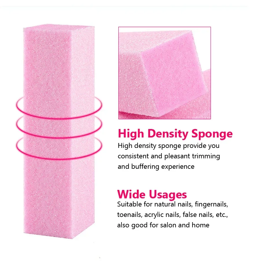 2Pcs Nail Buffer Blocks 4-Side - Nail File Titanium recensione e prezzo