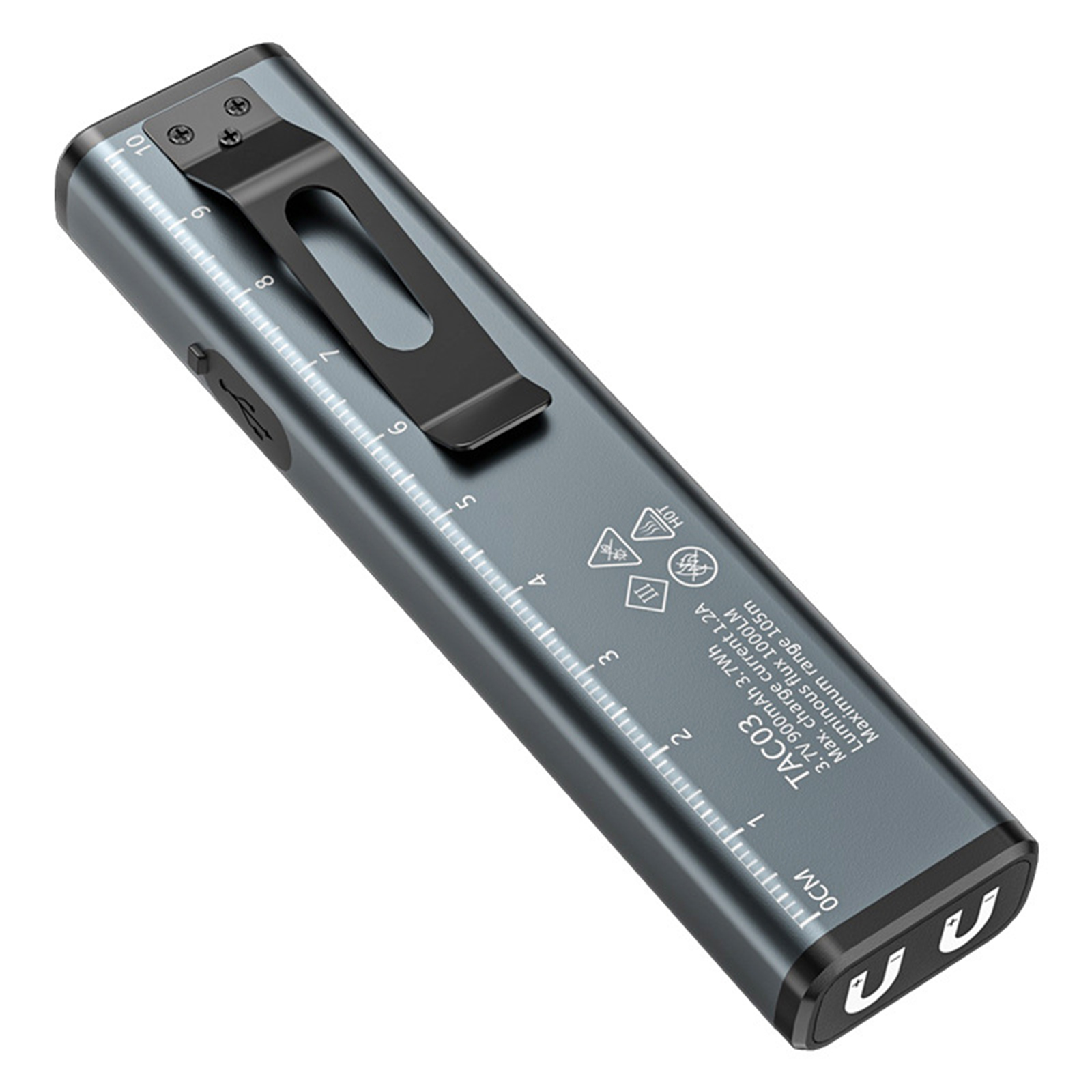 Flat EDC Flashlight Solar Rech - Edc Car Carry recensione e prezzo
