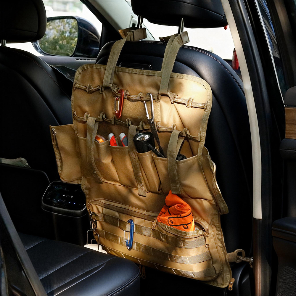 Tactical MOLLE Seat Back Organ - Edc Car Carry recensione e prezzo