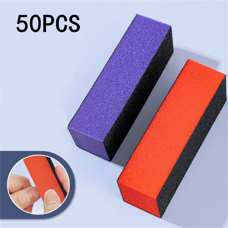 10/20/50pcs 3 Side Sponge Nail - Nail File Titanium recensione e prezzo