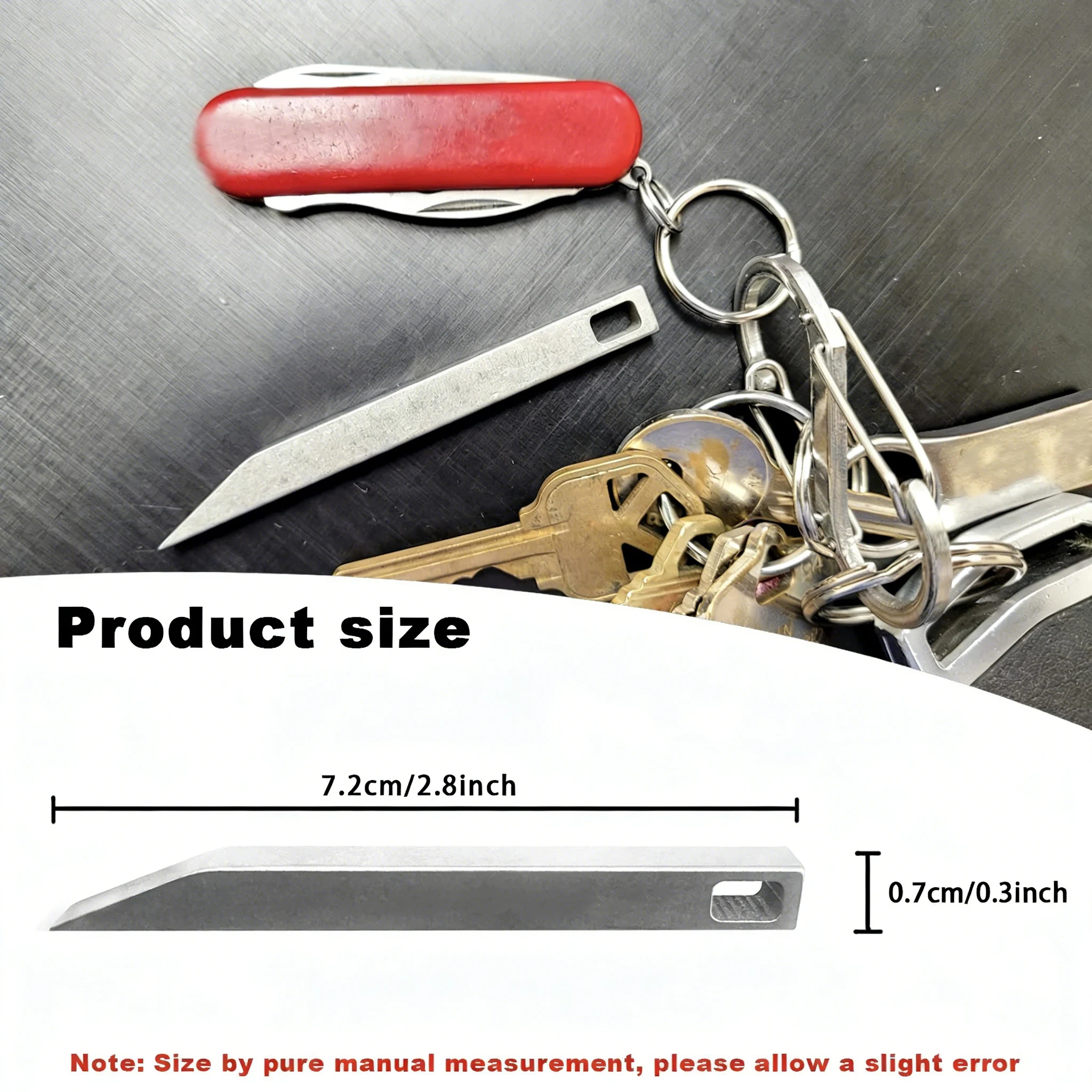 Heavy Duty Keychain Prybar EDC - Edc Every Day Carry おもちゃ recensione e prezzo