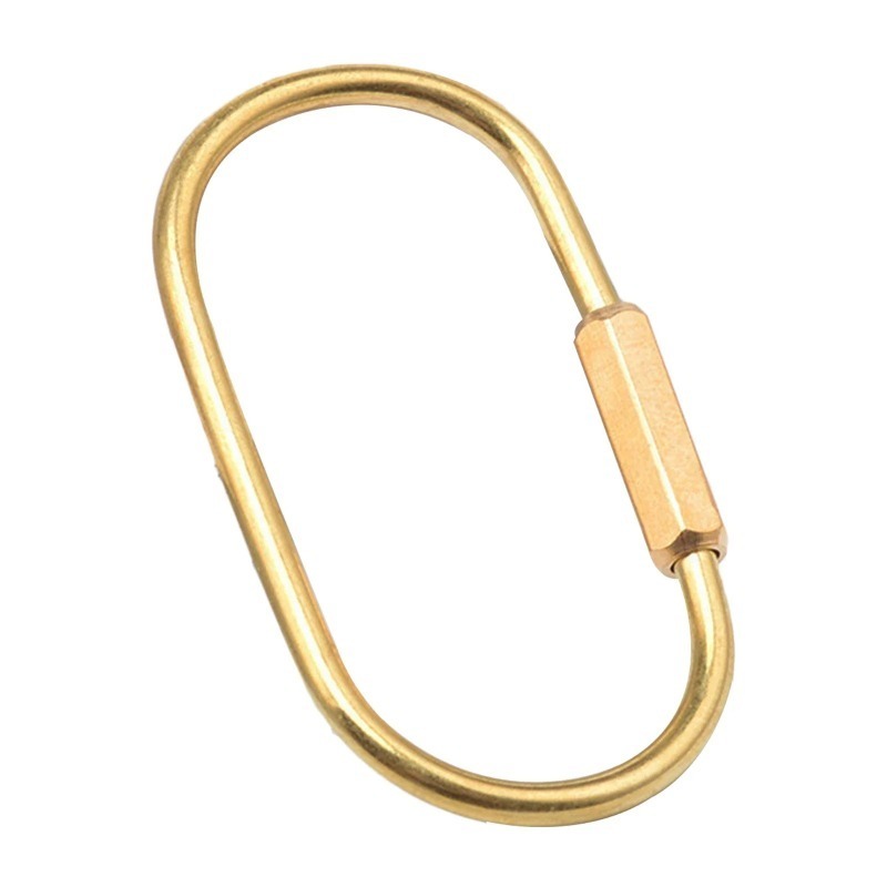 Solid Brass Screw Type D-Ring  - Edc Car Carry recensione e prezzo