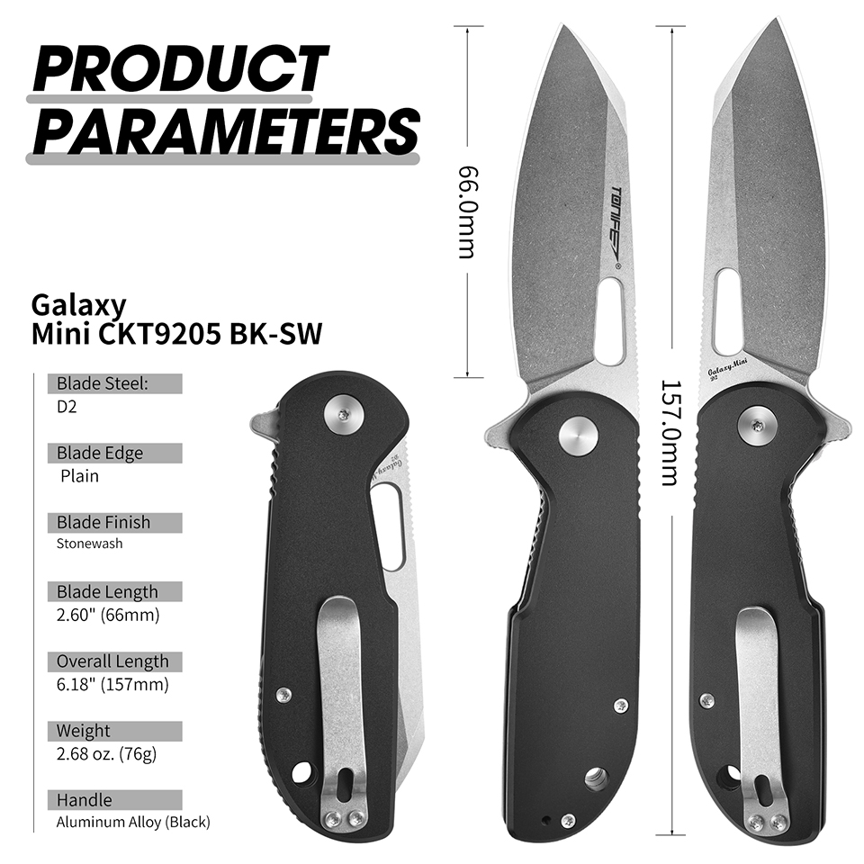 TONIFE Galaxy Mini CKT9205 Fol - Everyday Carry (Edc) Knife recensione e prezzo