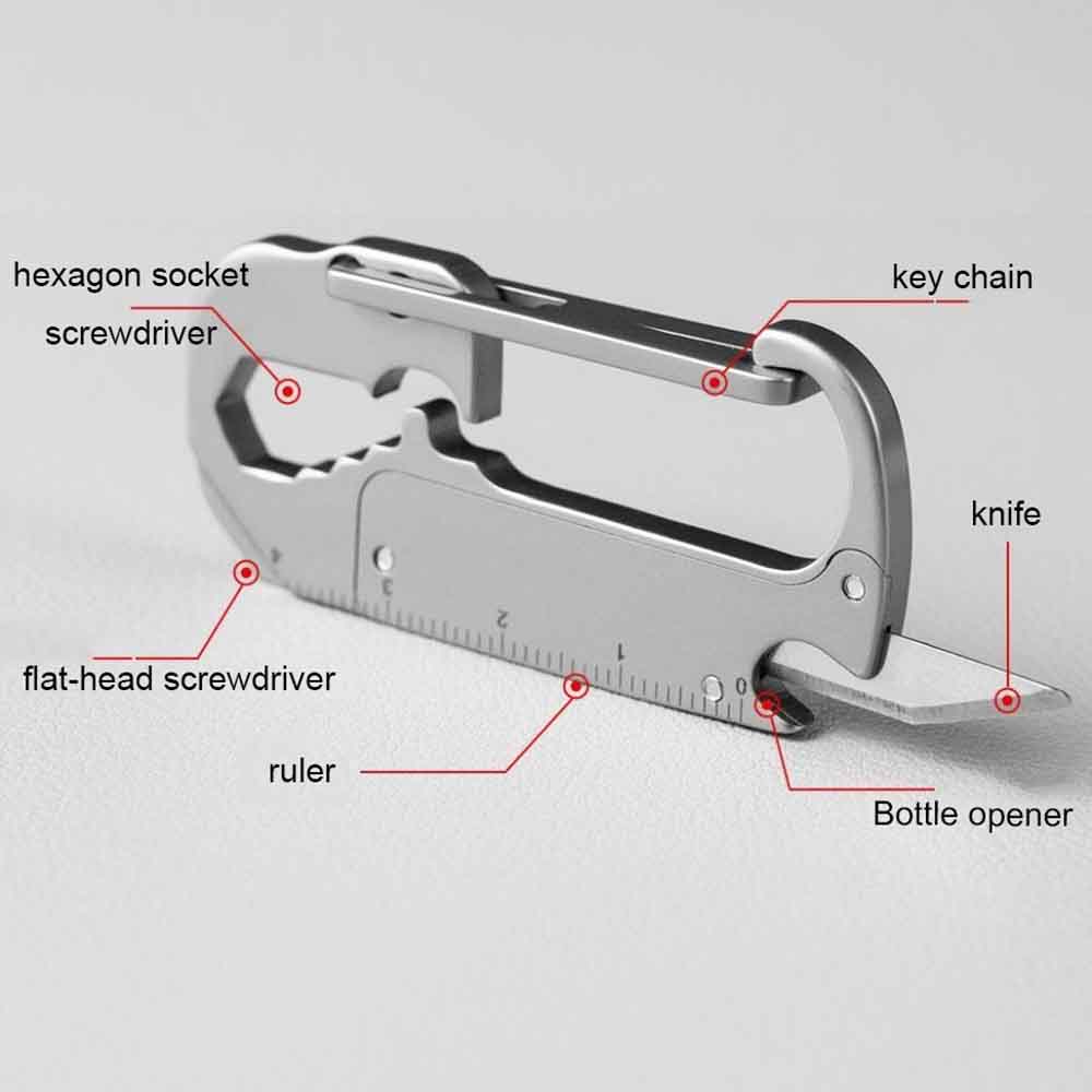 Stainless Steel Key Chain Knif - Multitool Credit Card recensione e prezzo