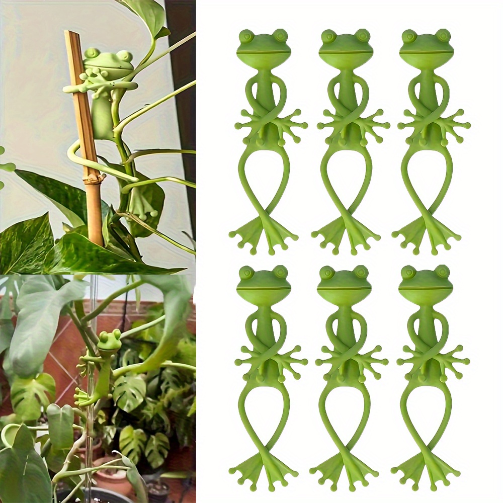 6pcs Frog Shaped Plant Tie Reu - Gear Tie Reusable recensione e prezzo