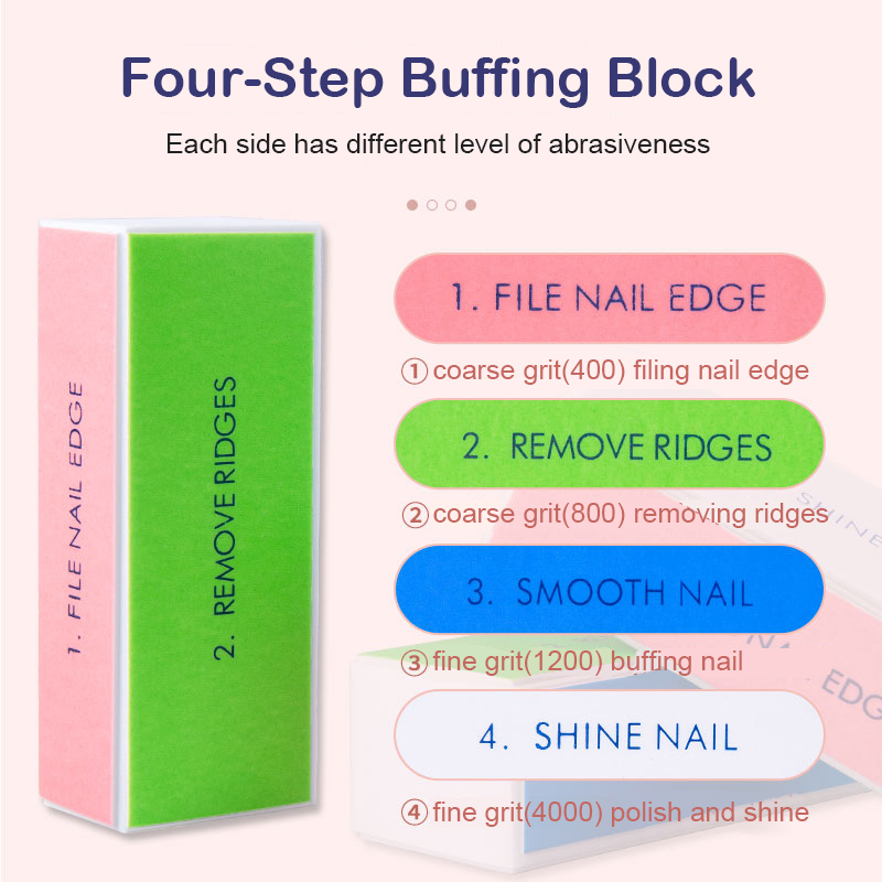 5/10pcs Nail Buffer Block 4 St - Nail File Titanium recensione e prezzo
