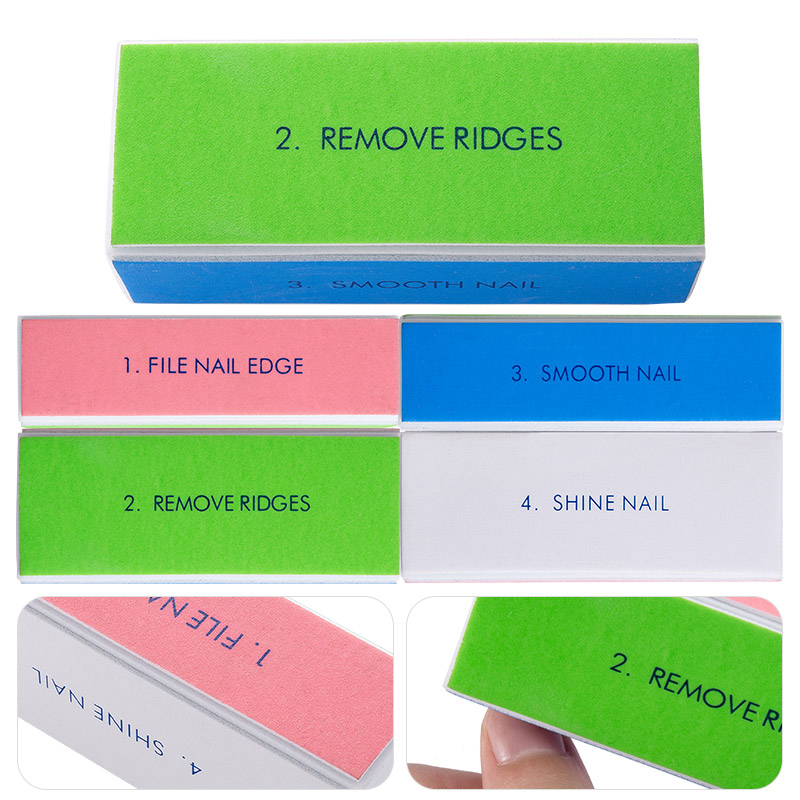 5/10pcs Nail Buffer Block 4 St - Nail File Titanium recensione e prezzo