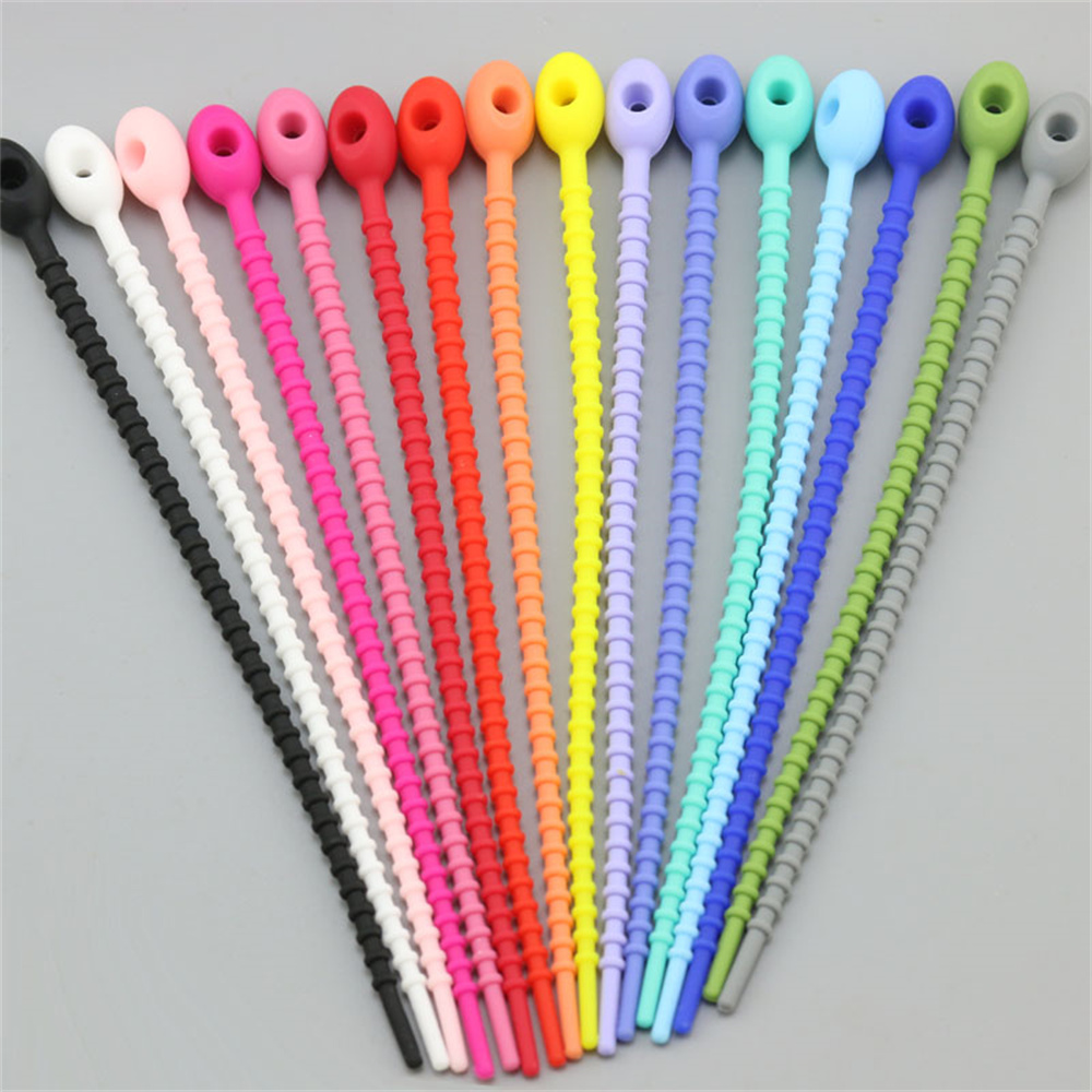 10Pcs/Lot Multi Color Silicone - Gear Tie Reusable recensione e prezzo