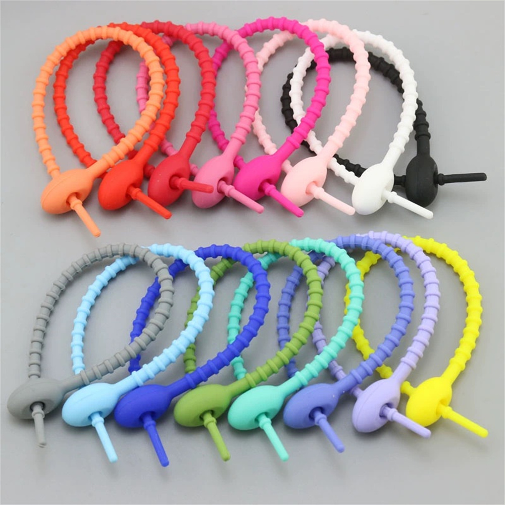 10Pcs/Lot Multi Color Silicone - Gear Tie Reusable recensione e prezzo
