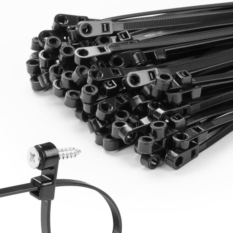 500/100PCS Screw Hole Cable Ti - Gear Tie Reusable recensione e prezzo