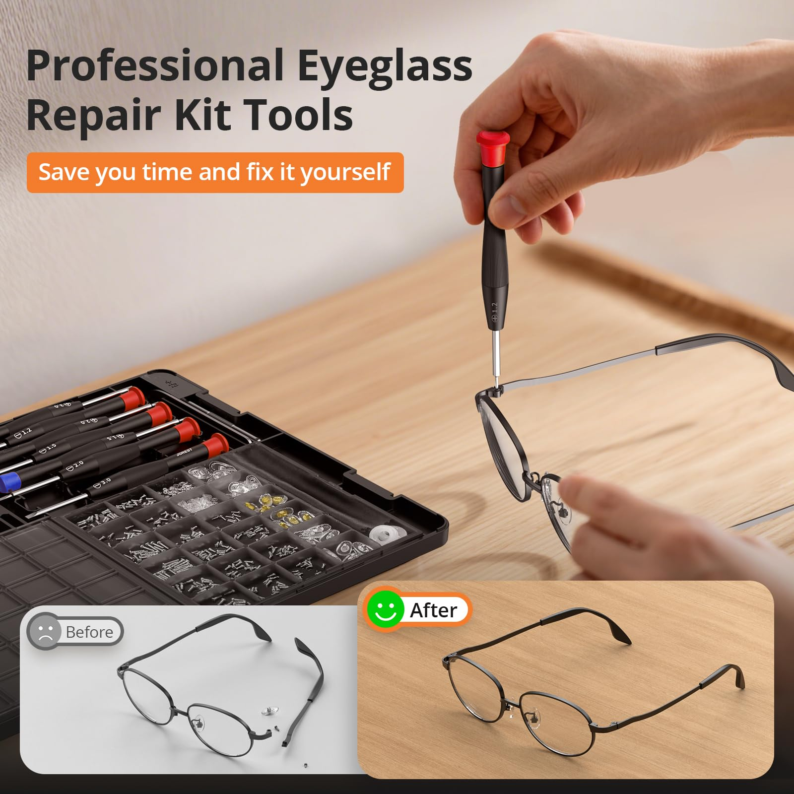 Eyeglass Repair Tool Kit with  - Micro Screwdriver Kit recensione e prezzo